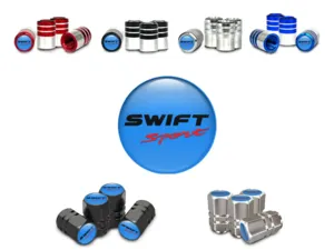 Suzuki Caps Tige Valve Pneus Vélos Haut de Gamme